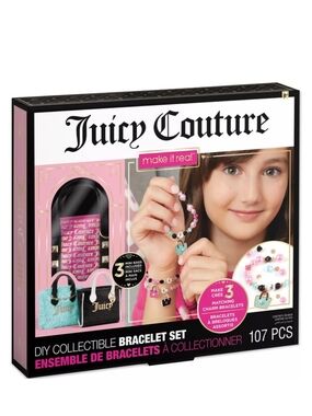 JUICY COUTURE BRACLET KIT WITH 3 MINI BAGS SOOO CUTE